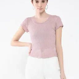 showoffff SHOWOFF Purple Regular Fit Top-picture-10