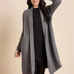 CREATIVE LINE Women Longline Shrug-picture-19