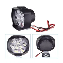 Cartronics 9 Led Shilon Fog Light White With On/Off Swich For Yamaha Ray Z image 2