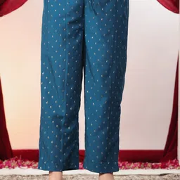 Aramya Women Ethnic Motifs Printed Ethnic Palazzos-image-8