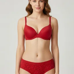 FiveFlag Pack Of 3 Printed Pure Combed Cotton Mid-Rise Antibacterial Hipster Briefs image 3