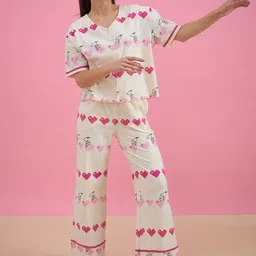 Sweet Dreams Women Printed Night suit-picture-22