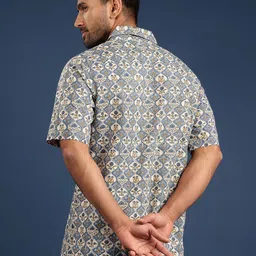 Taavi Printed Pure Cotton Half Sleeves Shirt image 5