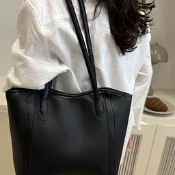 LULU & SKY Women Solid Tote Bag image 2