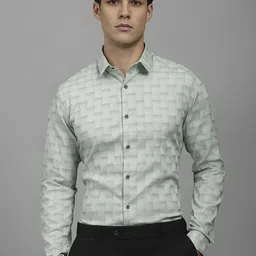 Louis Philippe Sport Men Super Fit Geometric Printed Casual Shirt-picture-37