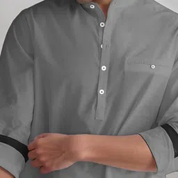 APEKTRA Men Thread Work Kurta image 2
