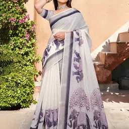 Mitera Ethnic Motifs Zari Pure Cotton Saree-picture-30