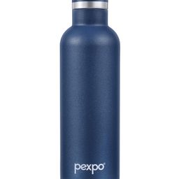 Pexpo Stainless Steel Hot and Cold Vacuum Insulated ISI Certified Flask,500 ml, Denim Blue, Set of 1, Oreo | Double Wall Flask | BPA Free | Office | School | Home | Hiking | Gym-picture-43