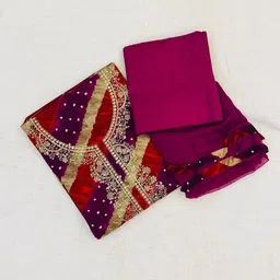 Just Fab Unstitched Dress Material-picture-18