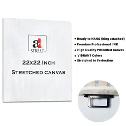 Art Street White & YellowAbstract Canvas Wall Art image 5