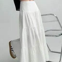 LULU & SKY Maxi Tiered Skirt image 3