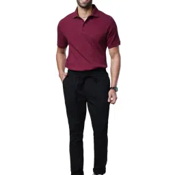 The Souled Store Black Regular Fit Trackpants image 5