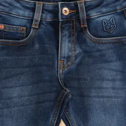 Pantaloons Junior Blue Cotton Regular Fit Jeans image 4