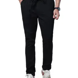 The Souled Store Black Regular Fit Trackpants image 1