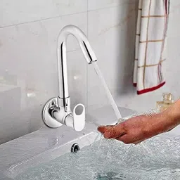 fastgear GENERIC Prime Sink Tap Brass Chrome Finish Silver, FG1169 (Pack of 3) image 2