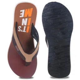 Sparx Men's Tan Flip Flops image 4