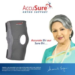 AccuSure Knee Support, Open-Patella Brace for Arthritis, Joint Pain Relief, Injury Recovery  - XL image 4