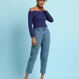 Forever 21 Blue Regular Fit Top image 4