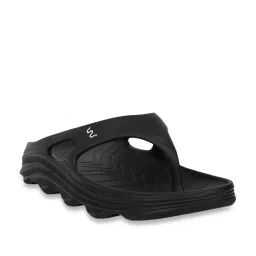 Doubleu Men's Black Flip Flops image 4