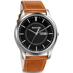 Sonata 77082SL08W Essentials Analog Watch for Men image 1