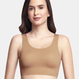 Amante Beige Padded Sports Bra-picture-48