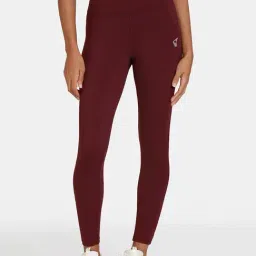 Zelocity by Zivame Maroon Rapid Dry Tights-picture-11