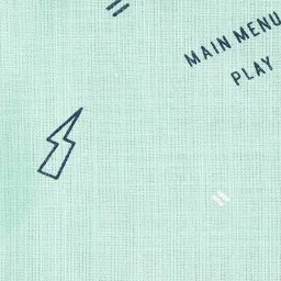 Pantaloons Junior Mint Green Cotton Printed Shirt image 4