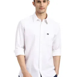Arrow White Cotton Slim Fit Shirt-image-48