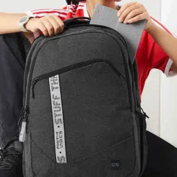 Wiki Back to School 4 Black Polyester Solid Backpack - 38 Ltrs-picture-44