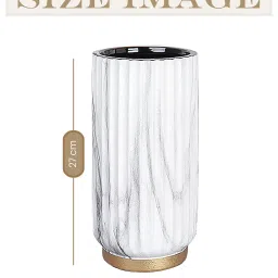 Art Street Basic White Ceramic Vases image 4