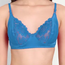 fims FIMS: Fashion is my Style Blue Lace Work Lingerie Set image 4