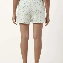 Dreamz by Pantaloons Pink Green Cotton Printed Shorts image 4