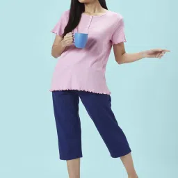 Dreamz by Pantaloons Pink Cotton T-Shirt image 4