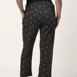 Dreamz by Pantaloons Peach Black Cotton Printed Pyjamas image 4