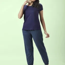 Dreamz by Pantaloons Navy Cotton Top image 4