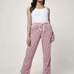 Dreamz by Pantaloons Dusty Pink Cotton Printed Pyjamas image 4