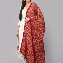 Stylum Red Printed Dupatta image 4