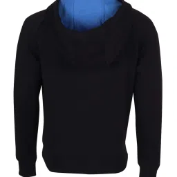 Jockey Kids Black & Blue Cotton Printed Sweatshirt image 2