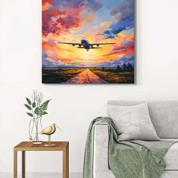 999Store Multicolor Canvas Wrapped Painting-picture-5