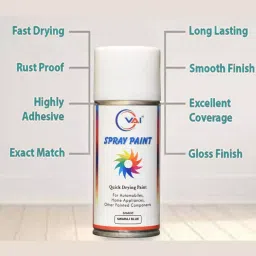 VAI ‎Blue Touch Up Spray Paint ‎225 ml for Tractor, Farm and Agriculture Machinery, ‎TR-SW-BL-225_02 (Pack of 2 Pcs) image 2