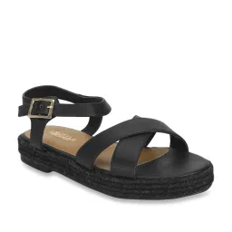 Truffle Collection Women's Black Ankle Strap Sandals image 1