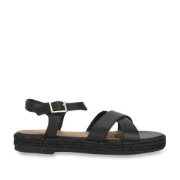 Truffle Collection Women's Black Ankle Strap Sandals image 2