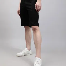 Lindbergh Black Regular Fit Shorts image 3