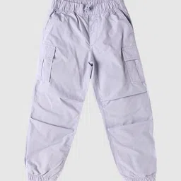 GAP Infant Girls Pure Cotton Relaxed Fit Cargo Trousers-image-60