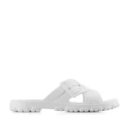 HOPPA Women's White Cross Strap Sandals-image-81