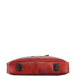 Genwayne Tan Leather Large Messenger Bag image 5