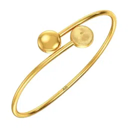 Joyalukkas 22k Yellow Gold Matte Meets Shine Bracelet for Women-picture-45
