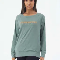 Domyos by Decathlon Green Plain T-Shirt-image-11