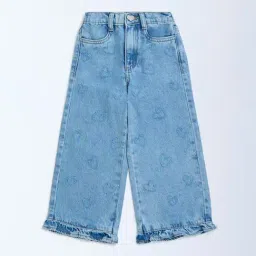 HOP Kids by Westside Light Blue Straight-Fit High-Rise Jeans-image-34