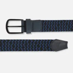 Van Heusen Navy Striped Casual Belt image 3